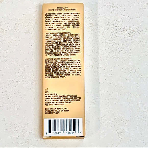 KKW BEAUTY- Highlight and Contour Kit- Shade “TAN” - Picture 4 of 5